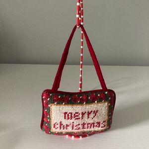 Merry Christmas pillow ornament